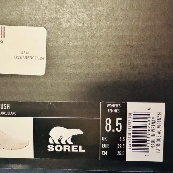 NEW IN BOX Sorel Women's White Kinetic Rush Pride “love is love” 8.5 - Picture 3 of 10